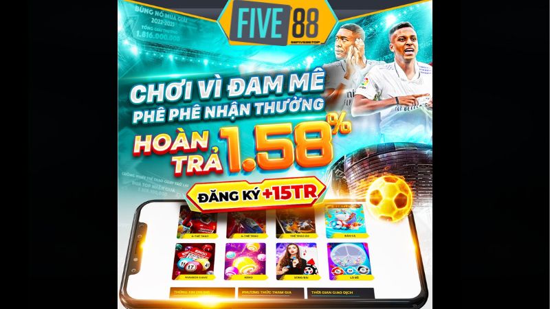 Ưu đãi hoàn trả 1,58%